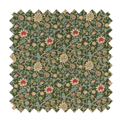 Evenlode Flowers - Green Tapestry Fabric