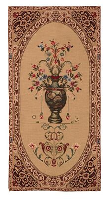 Vase & Butterflies Needlepoint Tapestry