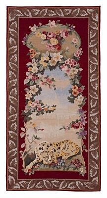 Cheetah Portiere II Needlepoint Tapestry