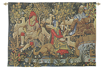 Medieval Sheep-Shearing Tapestry