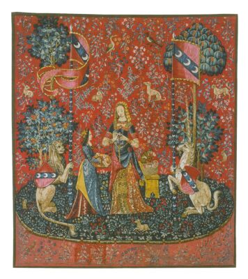Lady with the Unicorn 'L'Odorat' Tapestry