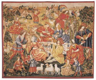 Les Repas Champetre (The Country Feast) Tapestry