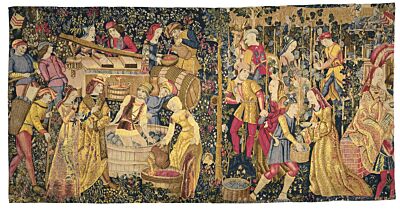 Les Vendanges Tapestry