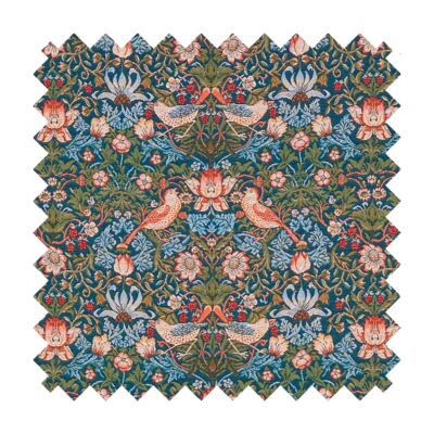 Strawberry Thief - Blue Tapestry Fabric