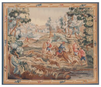 Verdure Hunt Handwoven Tapestry