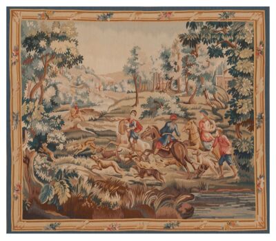 Verdure Hunt Handwoven Tapestry