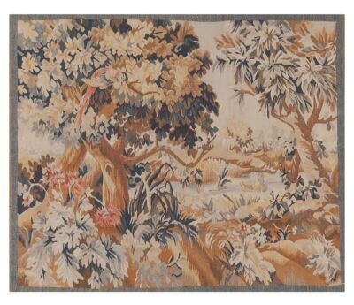 Landscape with Duck & Bird Handwoven Tapestry