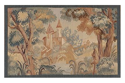 The Little Castle Handwoven Tapestry