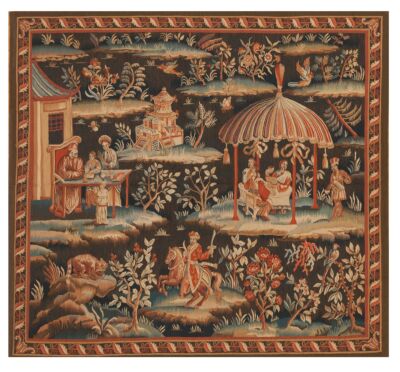 Chinoisiere Handwoven Tapestry