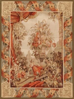 Renaissance Vase Handwoven Tapestry