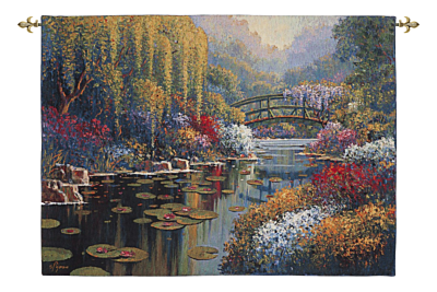 Pejman Giverny Pond Tapestry