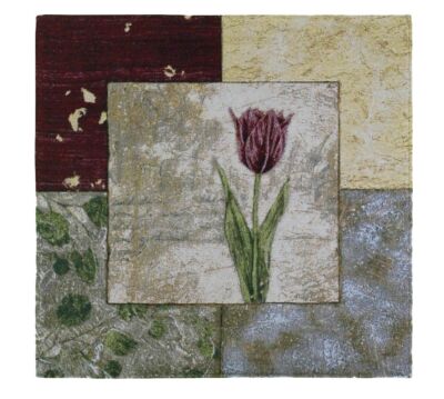 Tulips II Loom Woven Tapestry - Last Piece Remaining!