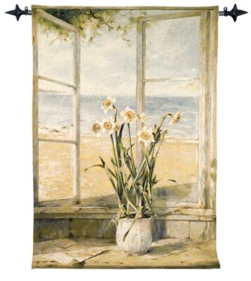 Ocean View Woven Art Tapestry