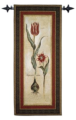 Tulips I Woven Art Tapestry
