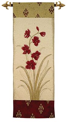 Orchids II Woven Art Tapestry