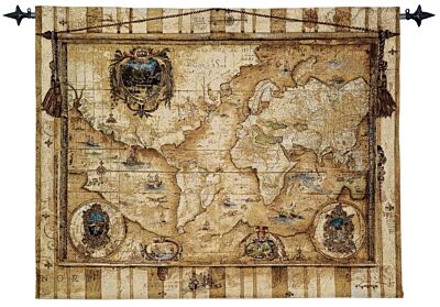 Old World Woven Art Tapestry