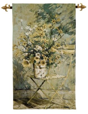 Garden Bouquet Woven Art Tapestry