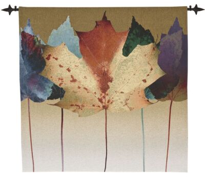 Leaf Dance Woven Art Tapestry