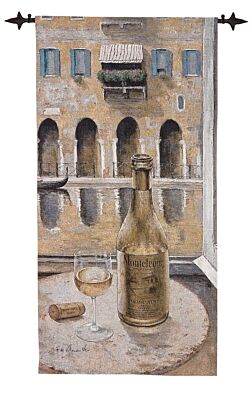 Venice Blanc Woven Art Tapestry