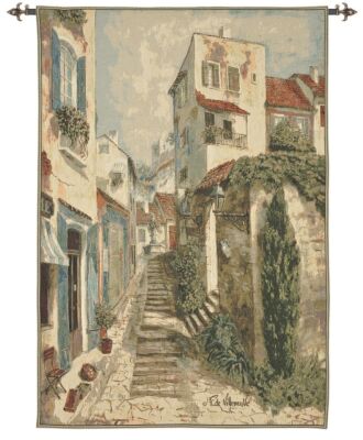 Provence Village Stores Woven Art Tapestry