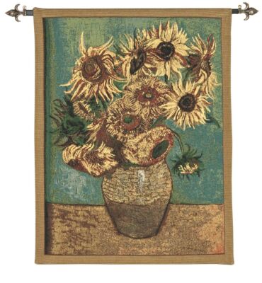 Sunflowers Woven Art Tapestry