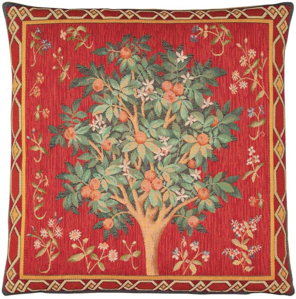 Medieval Tree Pillow Cover