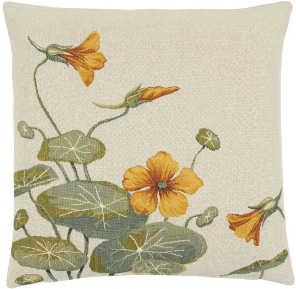 Wild Nasturtium II Pillow Cover