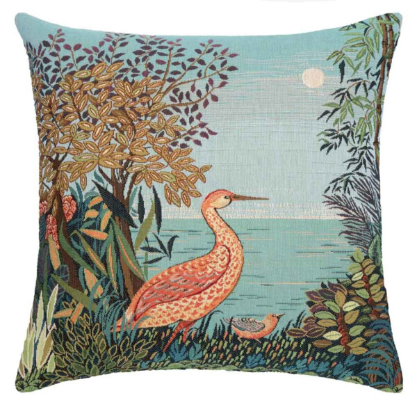 Tropical Birds I Pillow Cover