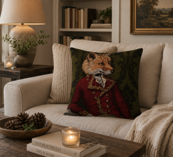 Sir Francis Fox Pillow Cover