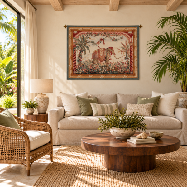 The Elephant Handwoven Tapestry