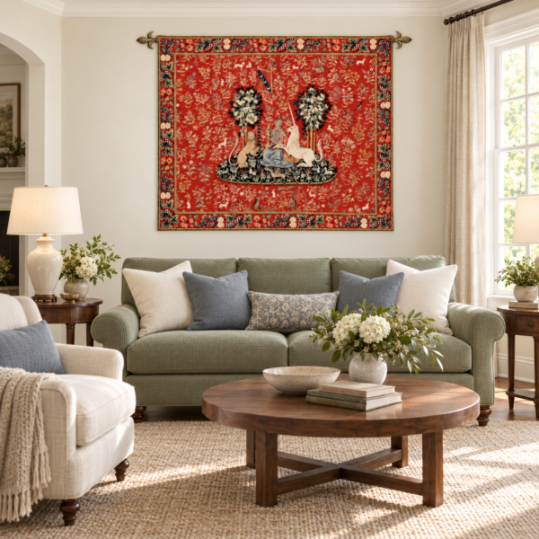 Lady with the Unicorn - Sight Tapestry - 4'4