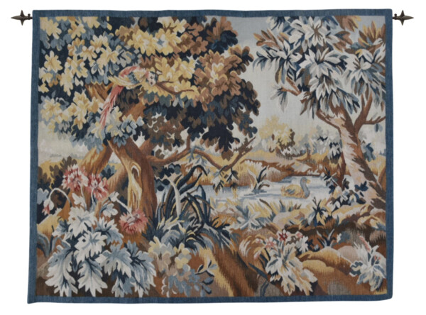Woodland Verdure Handwoven Tapestry - 2'5