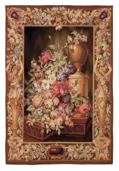 Statue Border Medium Handwoven Tapestry