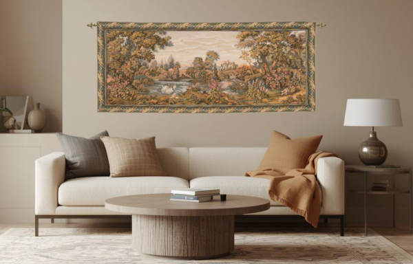 Riverside Landscape Tapestry - 2 Sizes Available