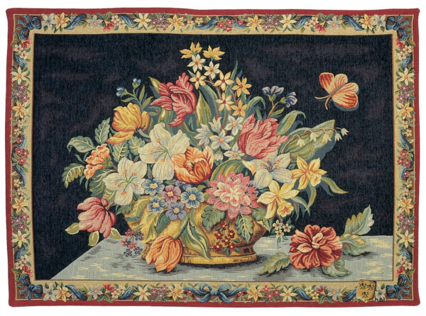 Flowerbasket - Blue Tapestry - 4'9