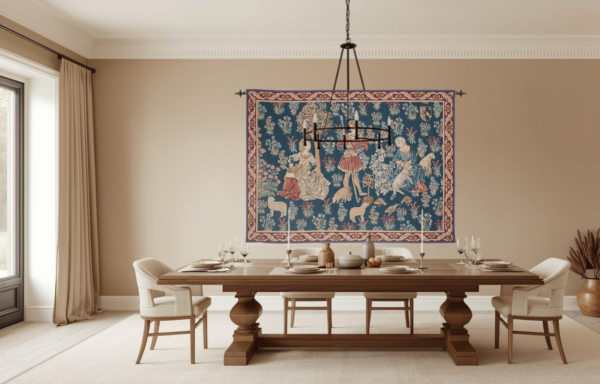 Medieval Woolworkers Tapestry - 5'2