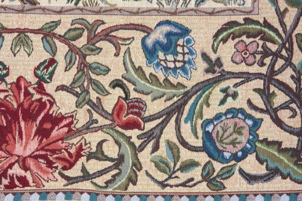 The Garden Cream Loom Woven Tapestry - 6 Sizes Available