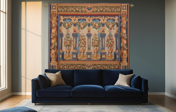 Grand Colonnades Tapestry - 7'3