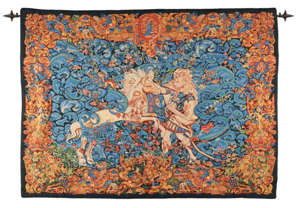 Hercules and The Stallion Tapestry - 132 x 114 cm (4'4