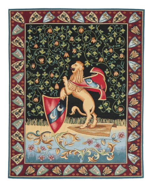 Heraldic Lion Tapestry - 2′9