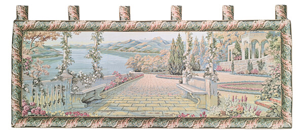 Lake Como Shore Tapestry - 2'4