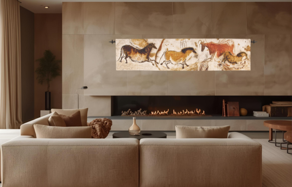 Lascaux Cave Art (B) Tapestry - 1'9
