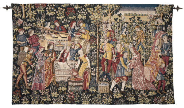 Les Vendanges Tapestry - 4'3