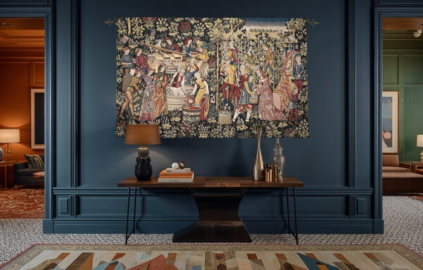 Les Vendanges Tapestry - 4'3