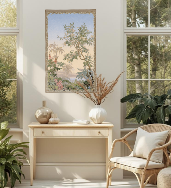 The Magnolia Tree Tapestry - 4'8