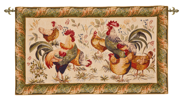 Country Hens Tapestry - 2'0