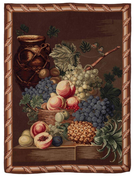 Fruit Harvest Needlepoint Tapestry