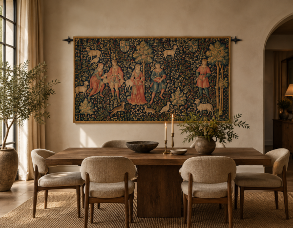 La Danse Medieval Tapestry - 3'8