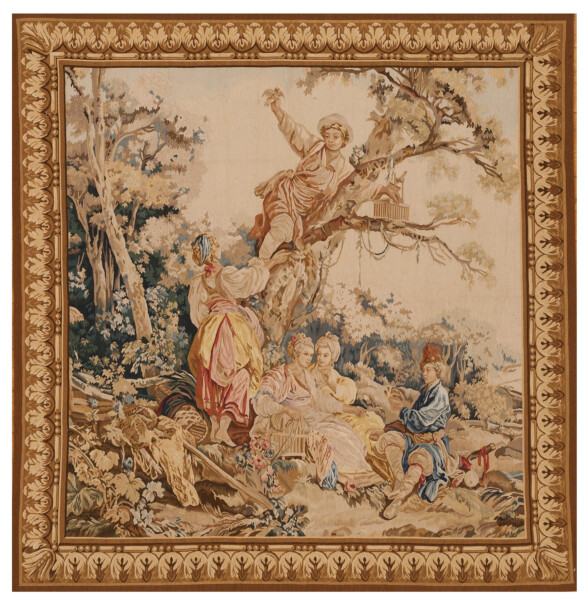 The Bird Merchant Handwoven Tapestry