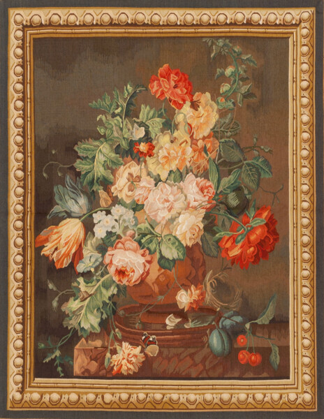 Floral Bouquet Handwoven Tapestry